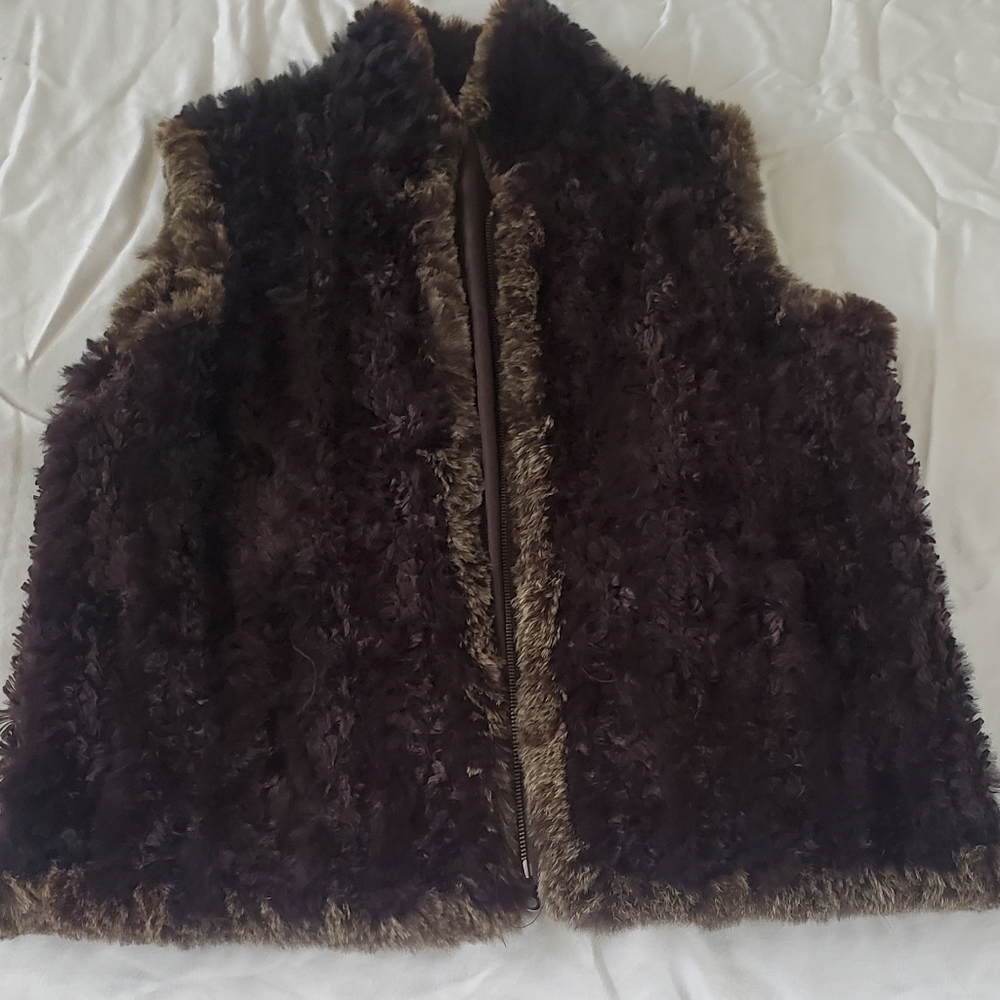 Never worn fur vest